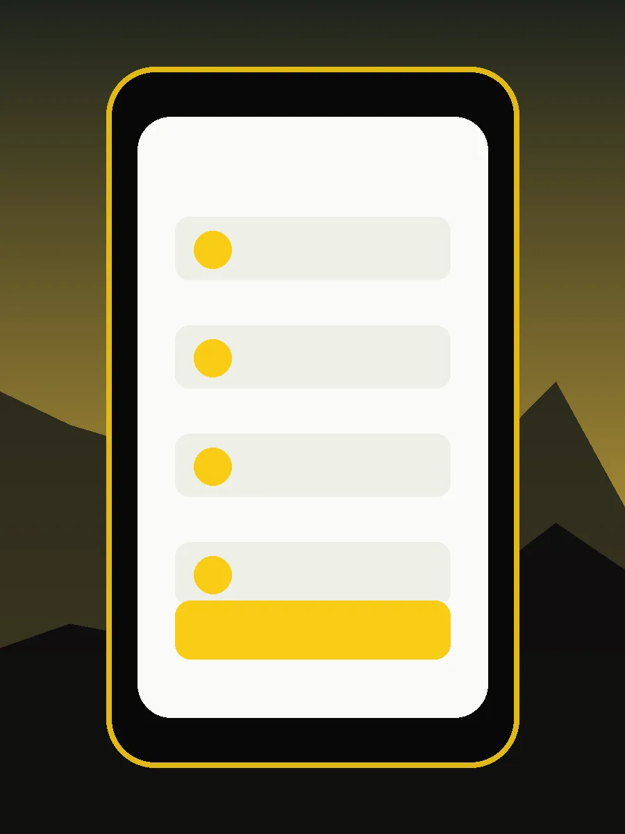 Voyanta phone interface illustration
